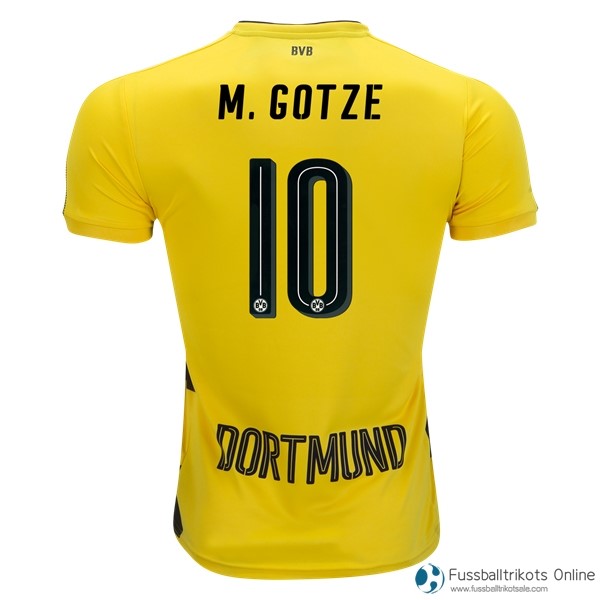 Borussia Dortmund Trikot Heim M Gotze 2017-18 Fussballtrikots Günstig
